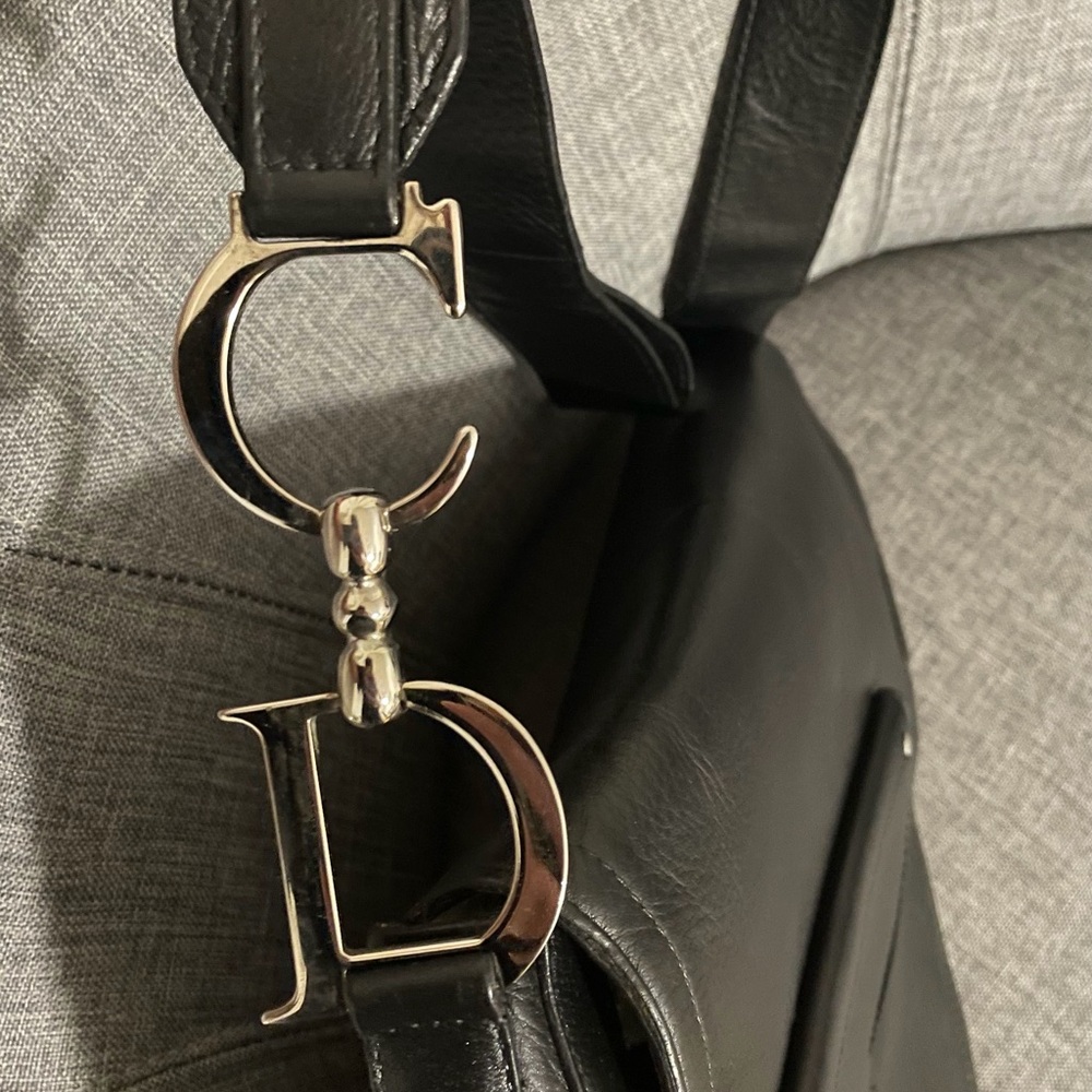 Dior Saddle Black Leather Bag - Picture 3 of 5